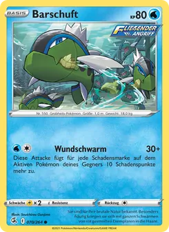 Karte Barschuft aus Fusionsangriff, Nummer 70/264