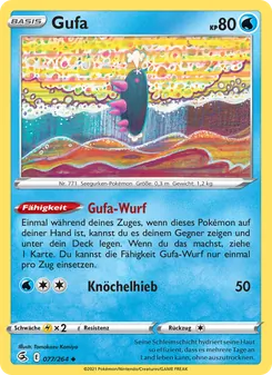 Karte Gufa aus Fusionsangriff, Nummer 77/264