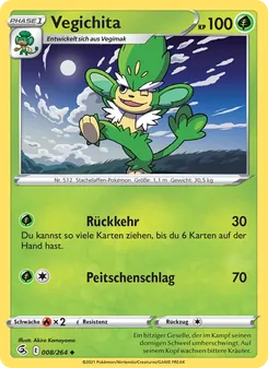 Karte Vegichita aus Fusionsangriff, Nummer 8/264