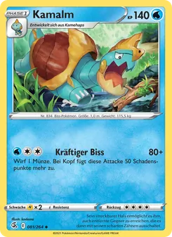 Karte Kamalm aus Fusionsangriff, Nummer 81/264