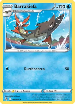 Karte Barrakiefa aus Fusionsangriff, Nummer 83/264