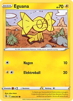 Karte Eguana aus Fusionsangriff, Nummer 98/264