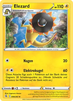 Karte Elezard aus Fusionsangriff, Nummer 99/264