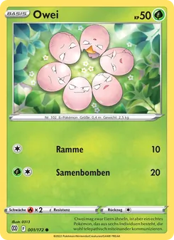 Karte Owei aus Strahlende Sterne, Nummer 001/172