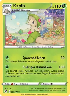 Karte Kapilz aus Strahlende Sterne, Nummer 004/172