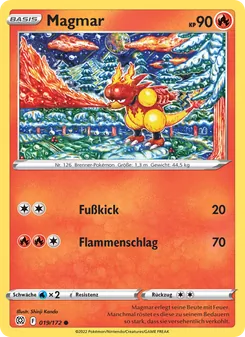 Karte Magmar aus Strahlende Sterne, Nummer 019/172