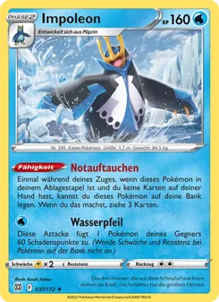 Karte Impoleon aus Strahlende Sterne, Nummer 037/172