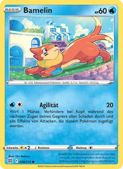 Karte Bamelin aus Strahlende Sterne, Nummer 038/172