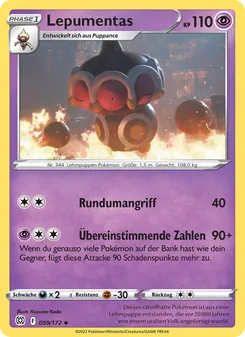 Karte Lepumentas aus Strahlende Sterne, Nummer 059/172