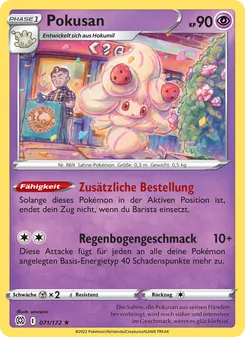 Karte Pokusan aus Strahlende Sterne, Nummer 071/172