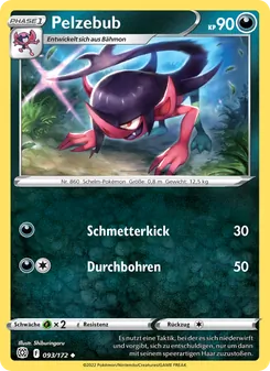 Karte Pelzebub aus Strahlende Sterne, Nummer 093/172