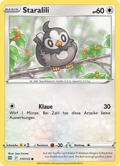 Karte Staralili aus Strahlende Sterne, Nummer 117/172