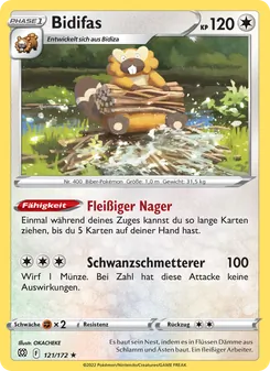 Karte Bidifas aus Strahlende Sterne, Nummer 121/172