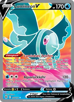 Karte Lumineon V aus Strahlende Sterne, Nummer 155/172