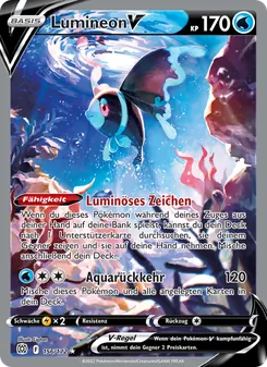 Karte Lumineon V aus Strahlende Sterne, Nummer 156/172