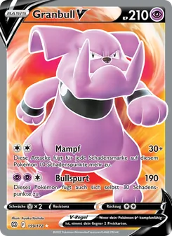 Karte Granbull V aus Strahlende Sterne, Nummer 159/172