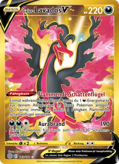 Karte Galar-Lavados V aus Strahlende Sterne, Nummer 183/172