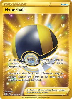 Karte Hyperball aus Strahlende Sterne, Nummer 186/172