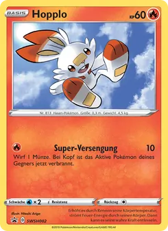 Karte Hopplo aus SCSC Promokarten, Nummer SWSH002/307