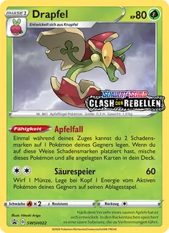 Karte Drapfel aus SCSC Promokarten, Nummer SWSH022/307