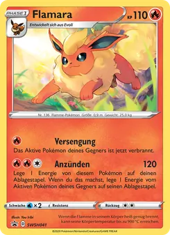 Karte Flamara aus SCSC Promokarten, Nummer SWSH041/307
