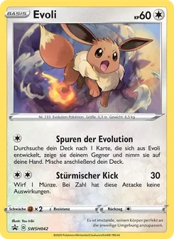 Karte Evoli aus SCSC Promokarten, Nummer SWSH042/307