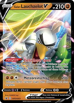 Karte Galar-Lauchzelot V aus SCSC Promokarten, Nummer SWSH043/307