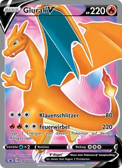 Karte Glurak V aus SCSC Promokarten, Nummer SWSH050/307