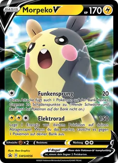Karte Morpeko V aus SCSC Promokarten, Nummer SWSH056/307