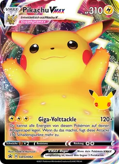Karte Pikachu VMAX aus SCSC Promokarten, Nummer SWSH062/307