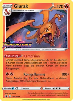 Karte Glurak aus SCSC Promokarten, Nummer SWSH066/307