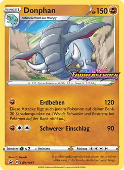 Karte Donphan aus SCSC Promokarten, Nummer SWSH067/307