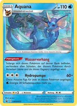 Karte Aquana aus SCSC Promokarten, Nummer SWSH072/307