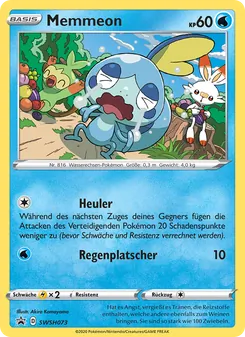 Karte Memmeon aus SCSC Promokarten, Nummer SWSH073/307