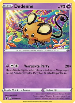 Karte Dedenne aus SCSC Promokarten, Nummer SWSH080/307