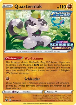 Karte Quartermak aus SCSC Promokarten, Nummer SWSH115/307