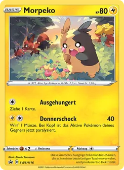 Karte Morpeko aus SCSC Promokarten, Nummer SWSH116/307