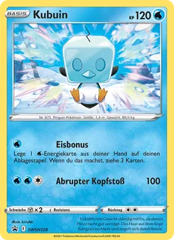 Karte Kubuin aus SCSC Promokarten, Nummer SWSH128/307
