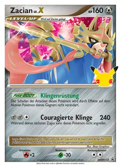Karte Zacian aus SCSC Promokarten, Nummer SWSH135/307
