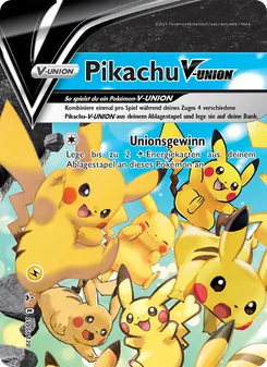 Karte Pikachu V-UNION aus SCSC Promokarten, Nummer SWSH139/307