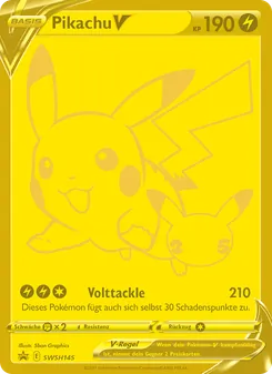 Karte Pikachu V aus SCSC Promokarten, Nummer SWSH145/307