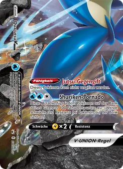 Karte Quajutsu V-UNION aus SCSC Promokarten, Nummer SWSH157/307