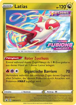 Karte Latias aus SCSC Promokarten, Nummer SWSH171/307