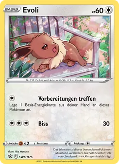 Karte Evoli aus SCSC Promokarten, Nummer SWSH175/307