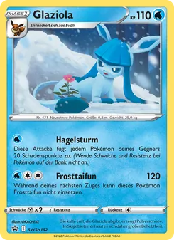 Karte Glaziola aus SCSC Promokarten, Nummer SWSH192/307