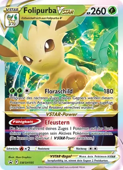 Karte Folipurba VSTAR aus SCSC Promokarten, Nummer SWSH195/307