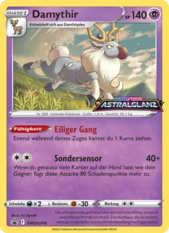 Karte Damythir aus SCSC Promokarten, Nummer SWSH206/307