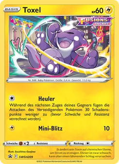 Karte Toxel aus SCSC Promokarten, Nummer SWSH209/307