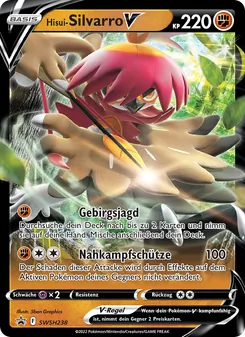 Karte Hisui-Silvarro V aus SCSC Promokarten, Nummer SWSH238/307