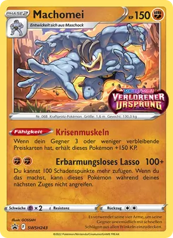 Karte Machomei aus SCSC Promokarten, Nummer SWSH243/307
